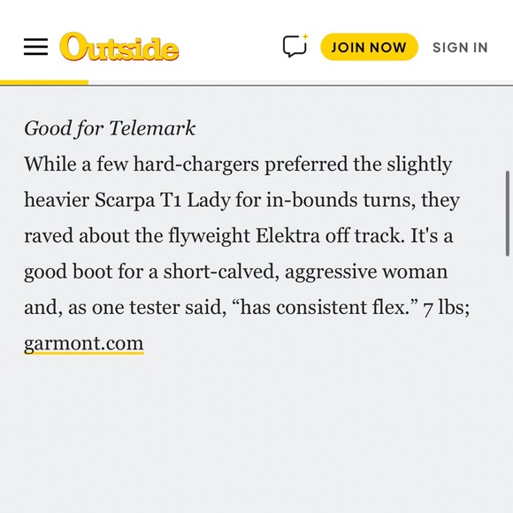 Garmont Elektra Telemark Ski Boots Backcountry 3 Pin G Fit 23 / 24.5  7.5 7 - 8 - Picture 8 of 16